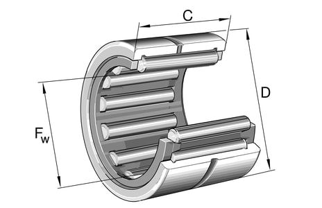 RNA49/32-XL NÅLELAGER