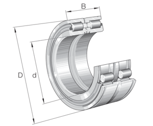 SL045022-PP/NNF5022.A.2LS.V RULLELAGER APB