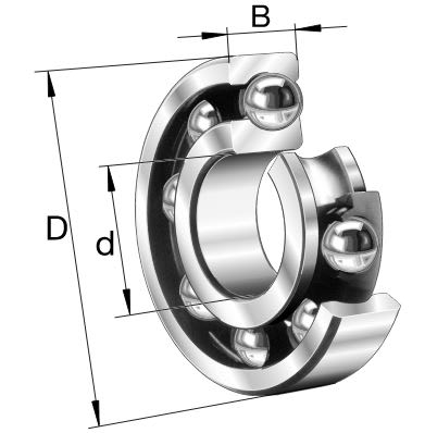 16002-2RS ENRADIG SPORKULELAGER TIMKEN