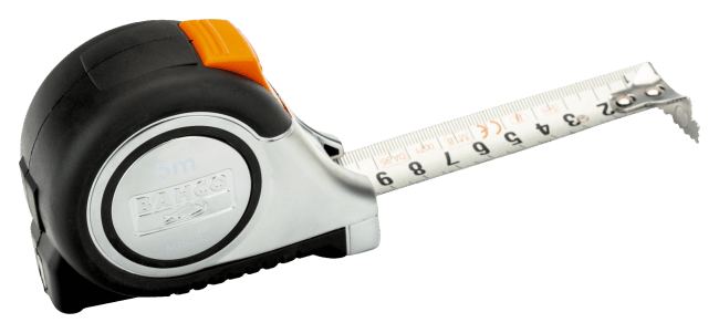 MÅLEBÅND 5M MAGNET/TOSIDIG