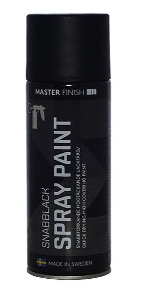 SPRAYMALING MASTER 400ML SORT BLANK RAL9005