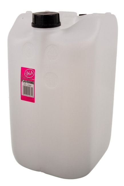PLASTKANNE 25 L NATUR M/KORK