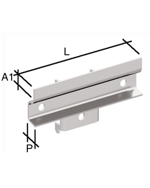 KROK FOR PLASTBOKSER PÅ PERFOPLATE 40MM