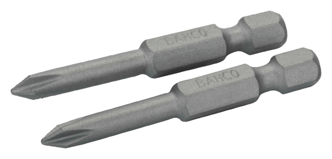 BITS 1/4" PH2 50MM STD 2PK