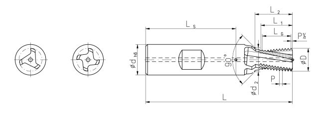 GJENGEFRES M-10X1,25 M.FAS TINAMATIC 171576