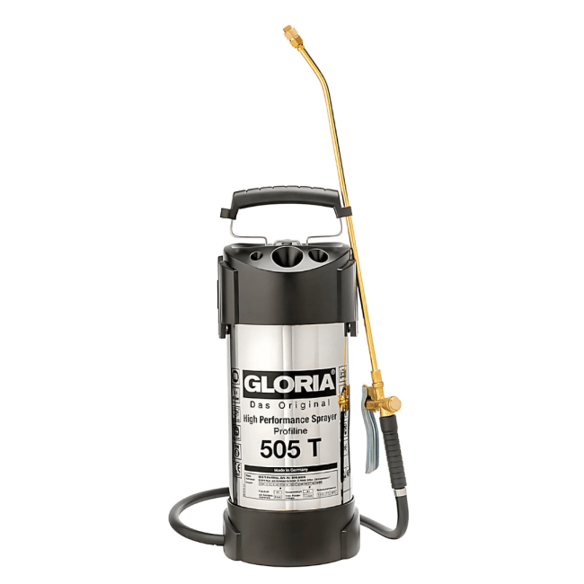 GLORIA TRYKKSPRØYTE 505T RUSTFRI 5 LITER