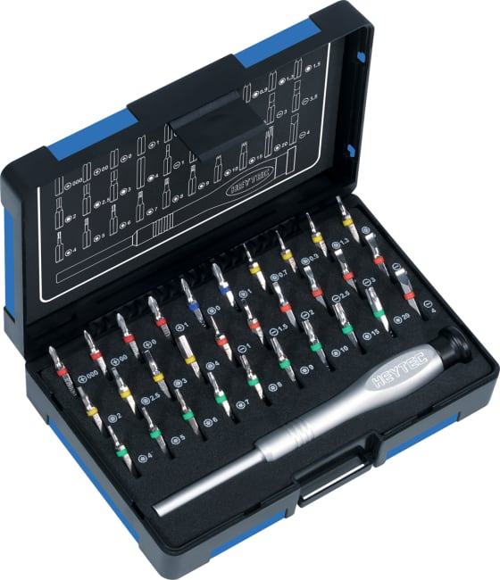 BITSSKRUTREKKERSETT 31 DELER HEYTEC TOOLS.