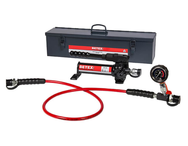 BETEX HYDRAULISK HÅNDPUMPE STÅL PB350 700BAR SETT
