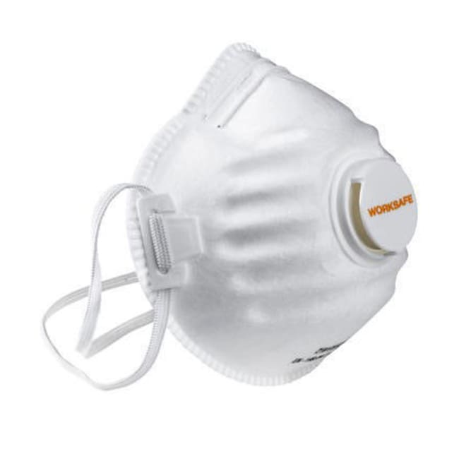 STØVMASKE WORKSAFE FFP2 MED VENTIL 5PK