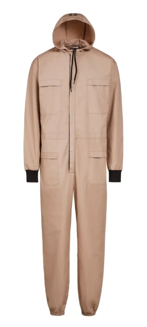 STØV/LAKK KJELEDRESS KHAKI