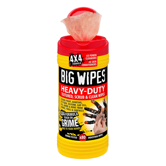 WIPES ANTIBAC 80 2-SIDE RØD