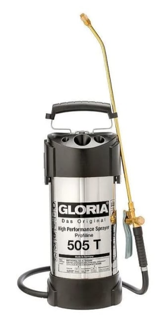 GLORIA TRYKKSPRØYTE 505T RUSTFRI