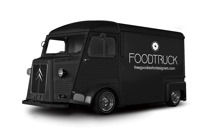 gif Citroën Type H Food Truck