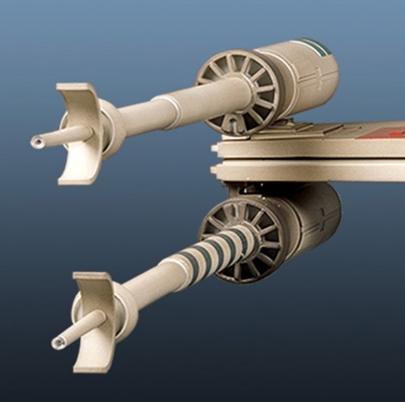 les canons laser du X-Wing