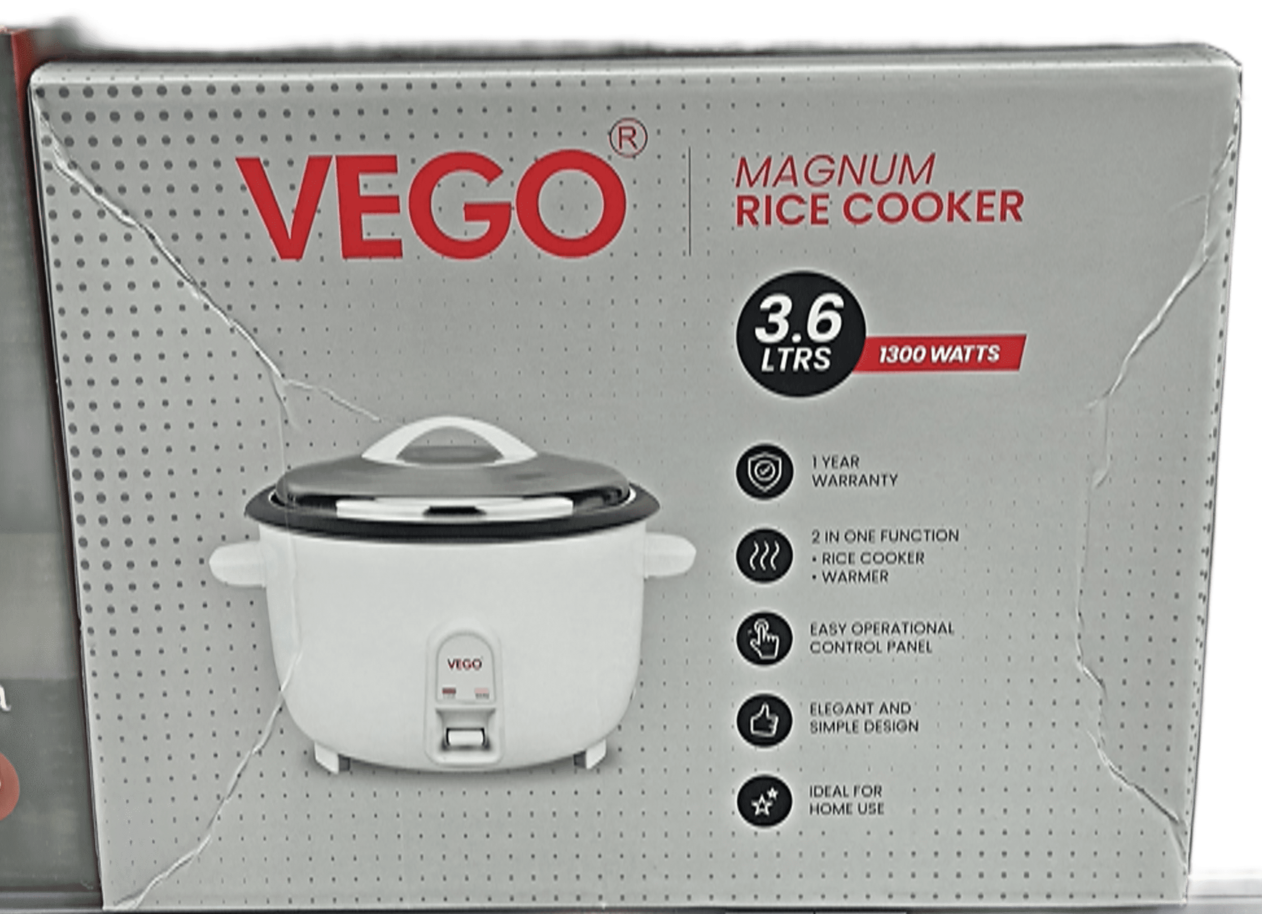 Vego Magnum Rice Cooker — 3.6L