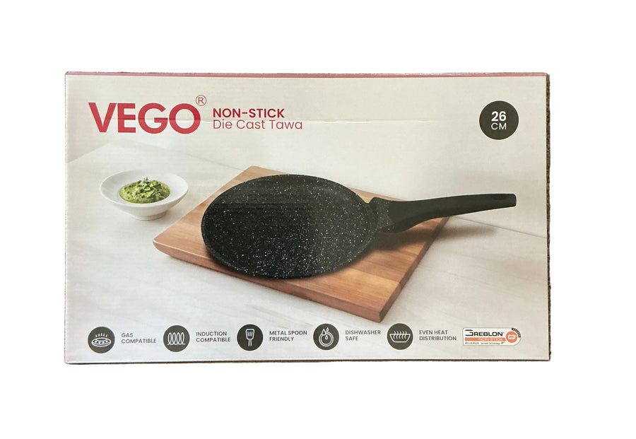 Vego Non-Stick Die-Cast Tawa — 26cm