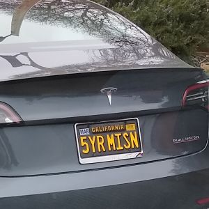 star trek license plate