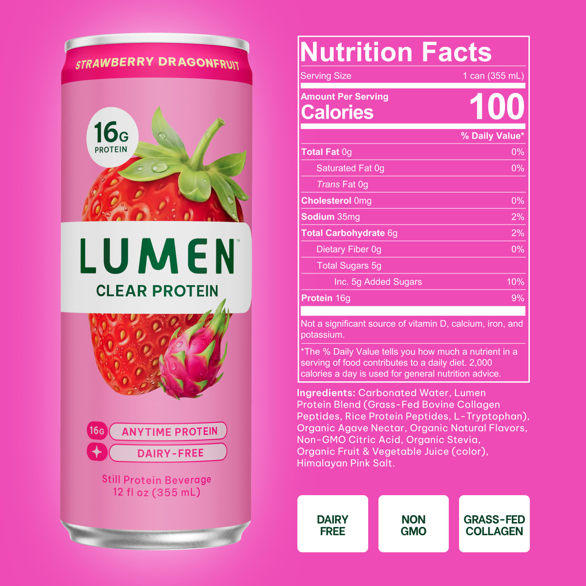 Strawberry Dragonfruit Clear Protein