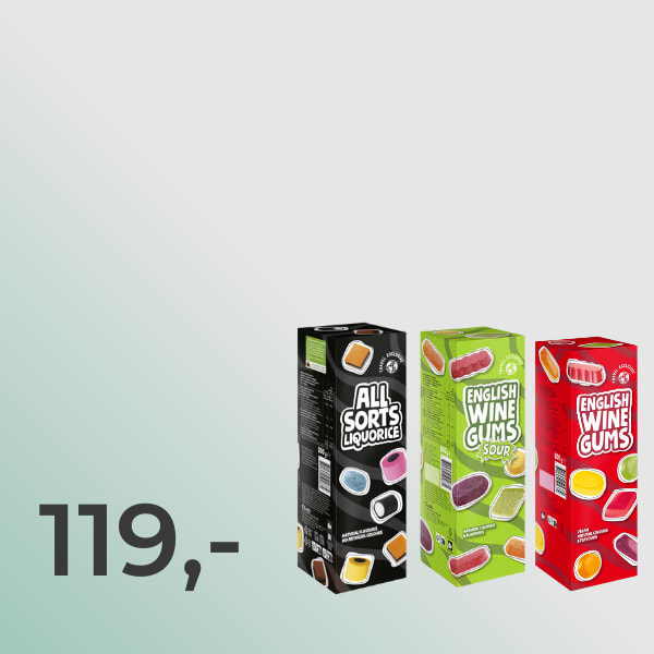 Cloetta Winegums/Allsorts 800g