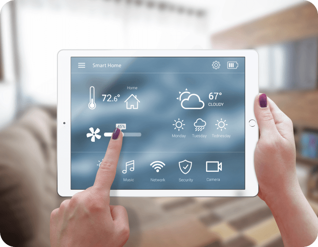 Fully integrated with BMS and home automation Fully integrated with BMS and home automation