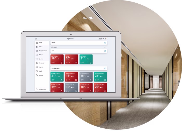 Control of groups of AC units with Aidoo Pro DX