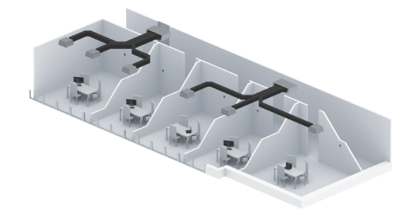 Flexa 4.0 zoning for VRV systems