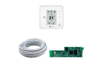 Pack thermostats Airzone Think filaire et radio + câble bus Airzone + Webserver Airzone Cloud