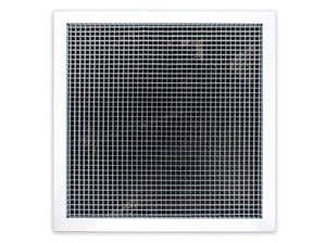 Grille de reprise réticulaire pour plafond modulaire