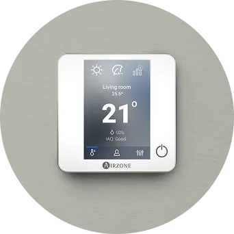 Enerface vous permet d’agir sur votre système Airzone pour maîtriser votre consommation.