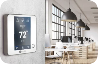 Easyzone with Airzone Bluface thermostat