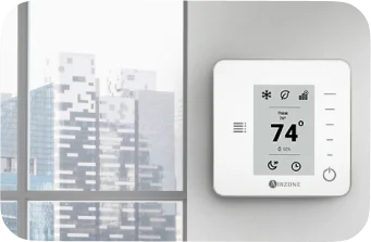 Easyzone with Airzone Think thermostat
