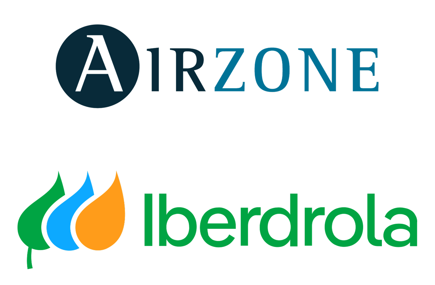 Airzone logo y Iberdrola logo
