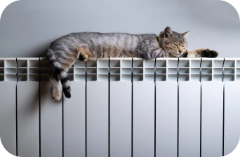 Comfort with radiators