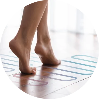 Underfloor heating and cooling control