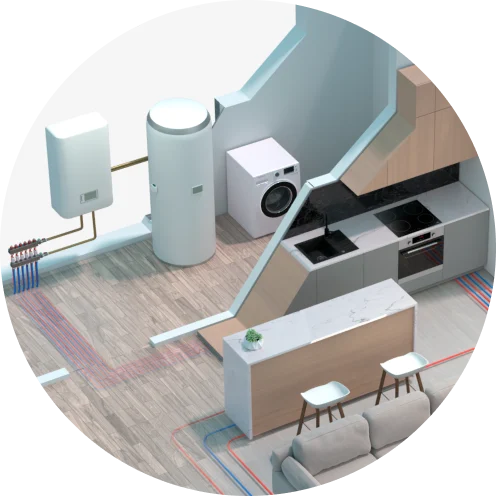 Advantages of Flexa 25 for underfloor heating and cooling