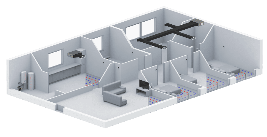 Air-to-water heat pump