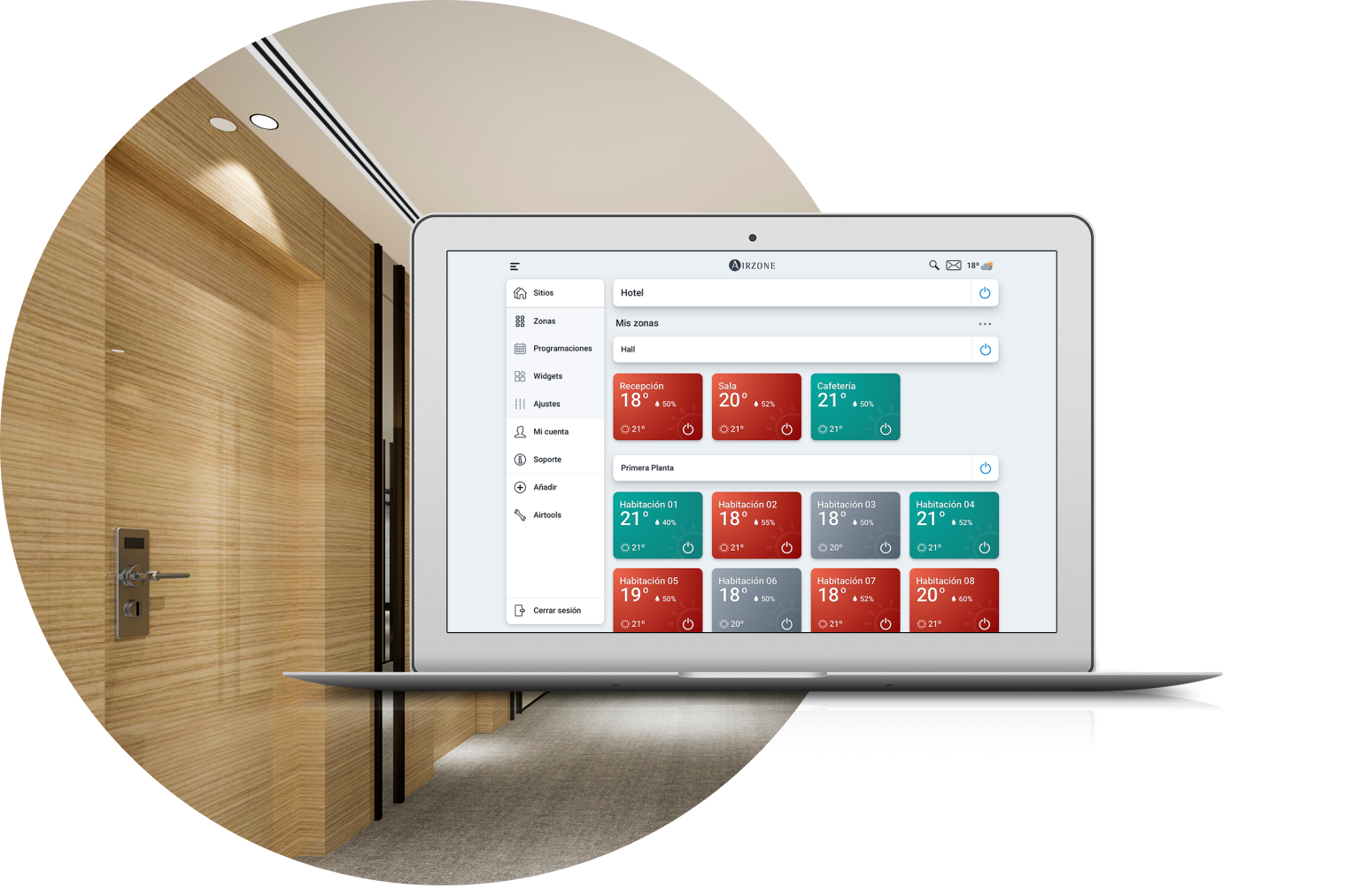 Control large installations with Aidoo Fancoil