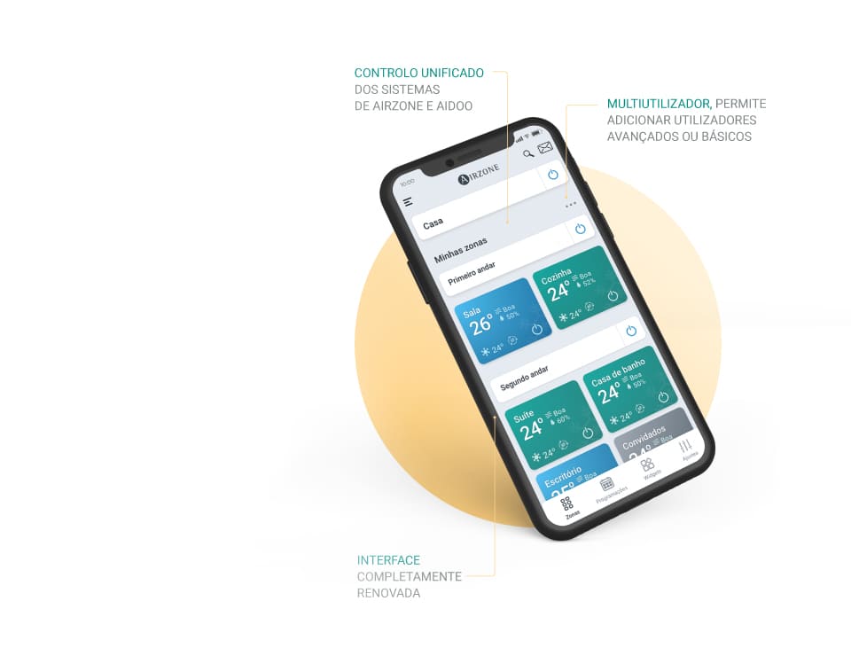 Aplicação Airzone Cloud