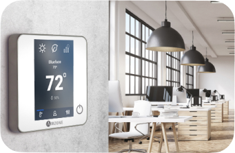 Easyzone with Airzone Bluface thermostat