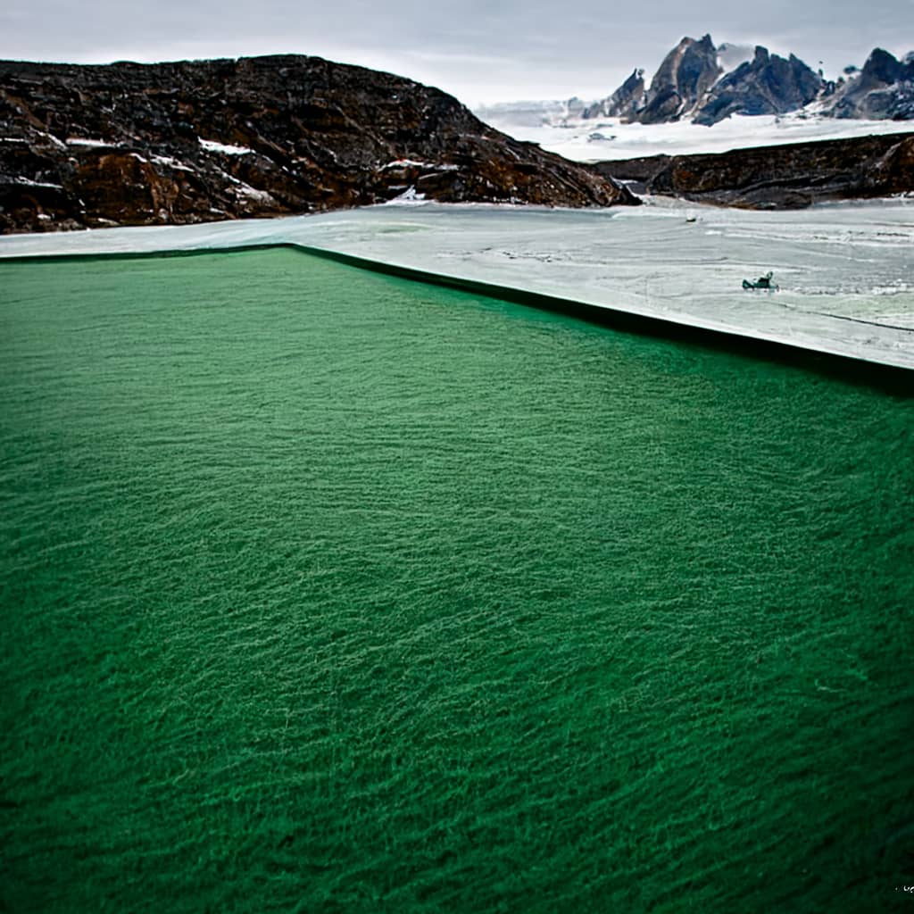 bottega veneta green in greenland