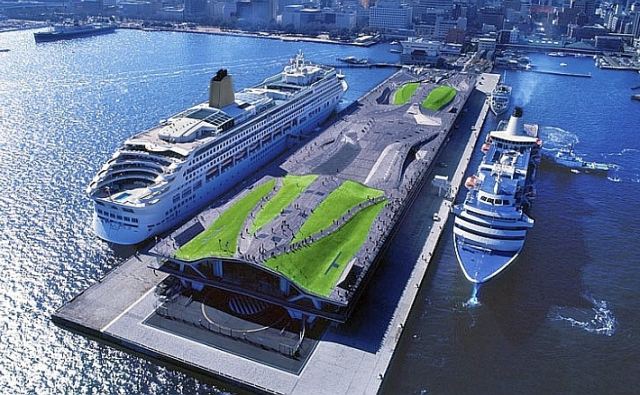 Yokohama (Japan): Passenger terminals as hubs of life