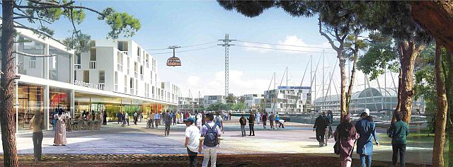Tangiers (Morocco): From the port to the city by cable car