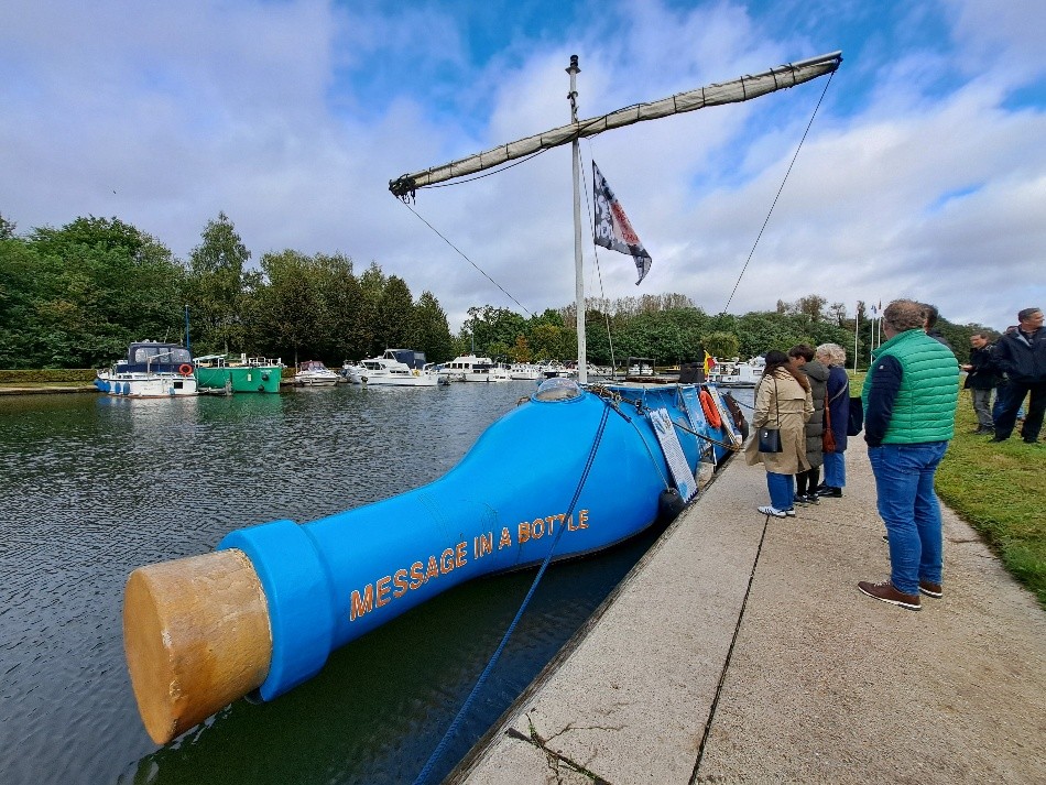 Kleine Nete River (Belgium): Message in a bottle