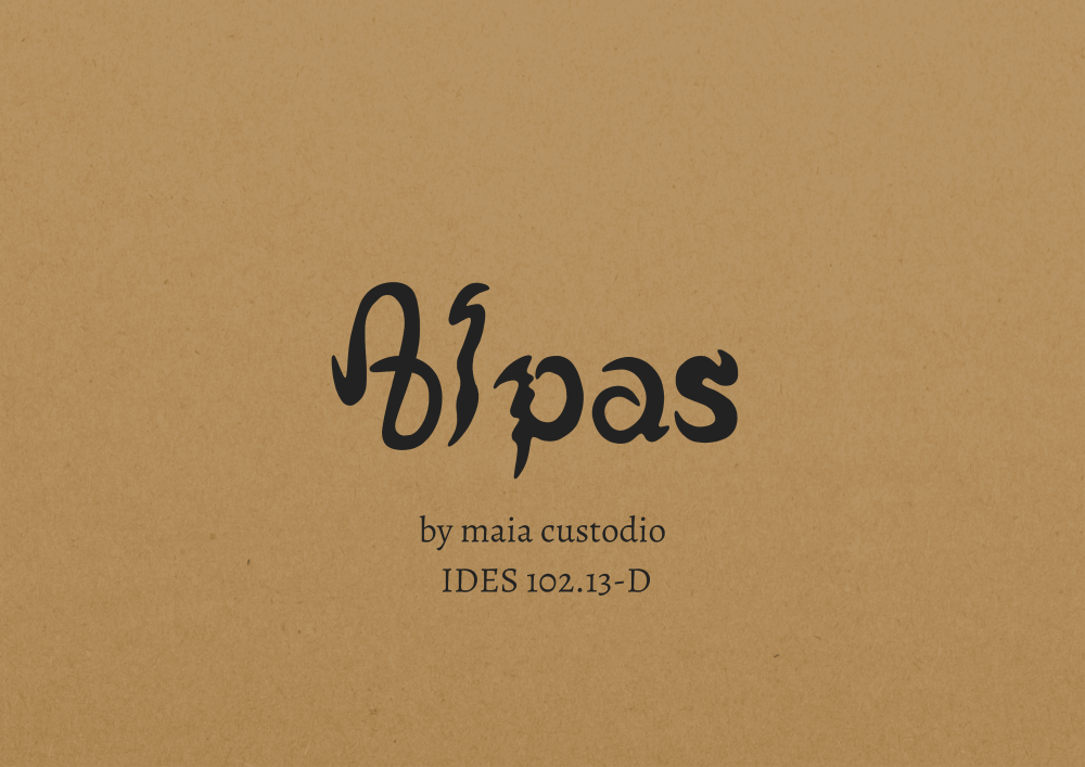 Alpas by Maia Custodio, IDES 102.13-D