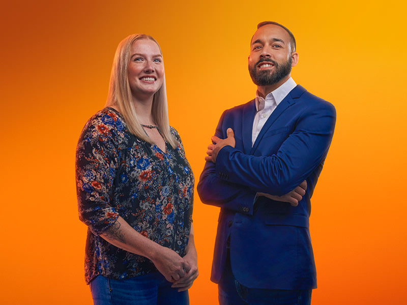 GSK employees on the Living Gradient — Wolff Olins.