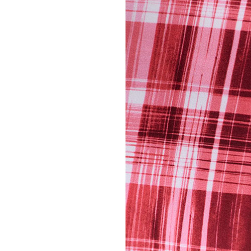 WHITE BLURRED PINK CHECK