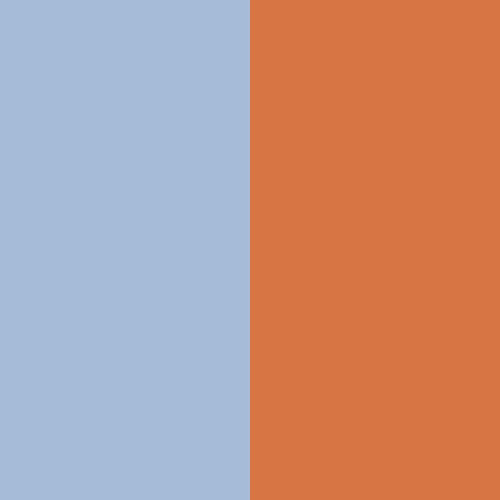 STEEL BLUE COPPER ORANGE
