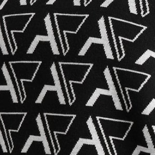MONOGRAM INTARSIA