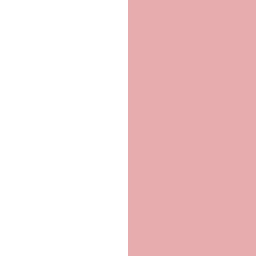 WHITE/SUNRISE PINK LOGO