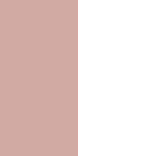 PEACH BLOSSOM/WHITE